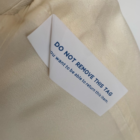 Fame and Partners- light nude midi skirt size 2 - Picture 4 of 5